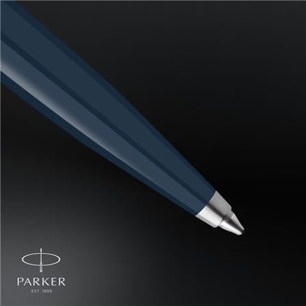 PARKER 51 MIDNIGHT BLUE CHROME TRIM BALLPOINT PEN MEDIUM BLACK TB
