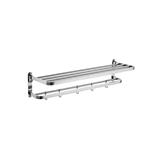 LIVINOX DOUBLE TOWEL SHELF LBA-TR7508A-CH CHROME