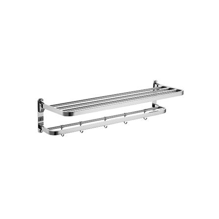LIVINOX DOUBLE TOWEL SHELF LBA-TR7508A-CH CHROME