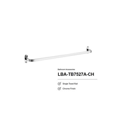 LIVINOX TOWEL SHELF LBA-TB7527A-CH CHROME