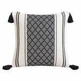 HOME LIVING STYLE CUSHION RIMBUN 18X18 GRAY