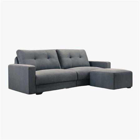 SOFA 4 SEATERS + STOOL GUB TOMO GREY