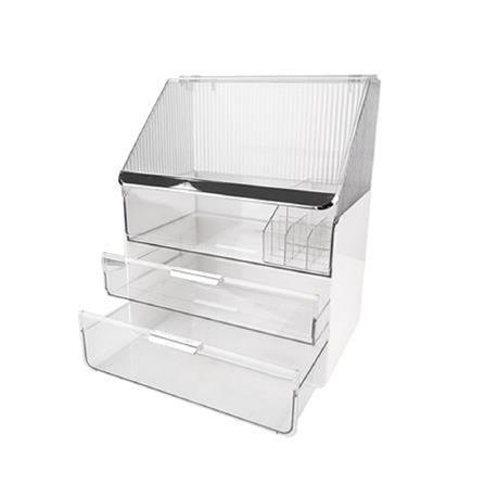 MAKEUP ORGANIZER BREIS 30X20.5X37.5CM CLEAR STACKO