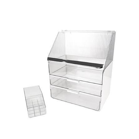 MAKEUP ORGANIZER BREIS 30X20.5X37.5CM CLEAR STACKO