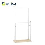 CLOTH RACK 2 RAILS ARRIS 80CM WHITE PLIM WHITE