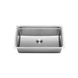 SORENTO BUILT-IN NANOGRAIN MULTIFUNCTIONAL KITCHEN SINK SRTKS2434 78CM 1BOWL CHROME FINISH STAINLESS STEEL WITH PULL OUT TAP SRTKT71SS