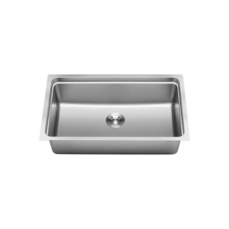 SORENTO BUILT-IN NANOGRAIN MULTIFUNCTIONAL KITCHEN SINK SRTKS2434 78CM 1BOWL CHROME FINISH STAINLESS STEEL WITH PULL OUT TAP SRTKT71SS