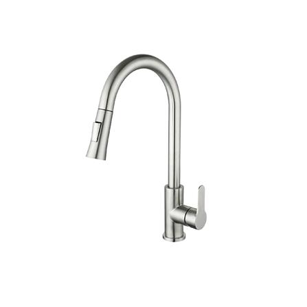 SORENTO BUILT-IN NANOGRAIN MULTIFUNCTIONAL KITCHEN SINK SRTKS2434 78CM 1BOWL CHROME FINISH STAINLESS STEEL WITH PULL OUT TAP SRTKT71SS