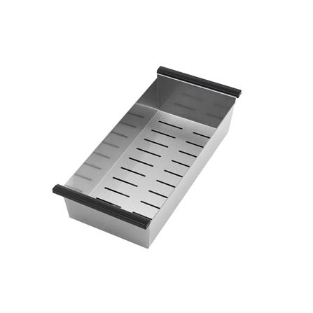 SORENTO BUILT-IN NANOGRAIN MULTIFUNCTIONAL KITCHEN SINK SRTKS2434 78CM 1BOWL CHROME FINISH STAINLESS STEEL WITH PULL OUT TAP SRTKT71SS