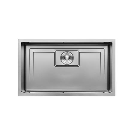 SORENTO BUILT-IN NANOMAGMA MULTIFUNCTIONAL KITCHEN SINK SRTKS7846 78CM 1BOWL SILVER CHROME FINISH STAINLESS STEEL WITH PULL OUT TAP SRTKT71SS