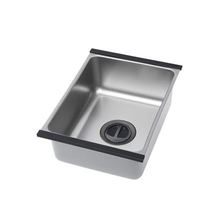 SORENTO BUILT-IN NANOMAGMA MULTIFUNCTIONAL KITCHEN SINK SRTKS7846 78CM 1BOWL SILVER CHROME FINISH STAINLESS STEEL WITH PULL OUT TAP SRTKT71SS