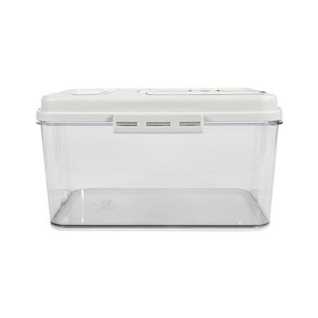 RICE BIN PLASTIC 5KG WINDOW KECH CLEAR