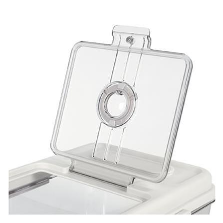 RICE BIN PLASTIC 5KG WINDOW KECH CLEAR