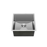 CABANA BUILT-IN HONEYCOMB KITCHEN SINK CKS6447-BL 44CM BLACK 1BOWL STAINLESS STEEL WITH FAUCET CB1530SS-BL-DIY