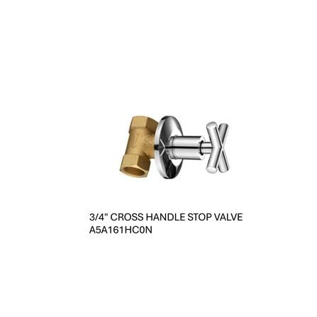 ROCA 3/4" CROSS HANDLE STOP VALVE A5A161HC0N