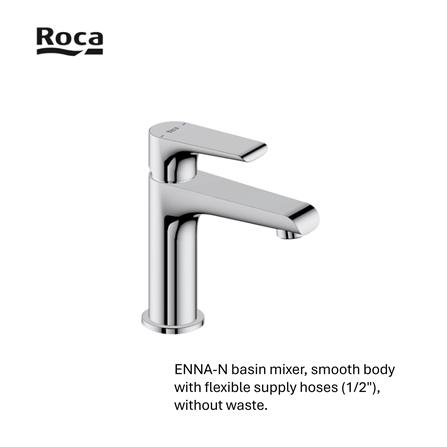 ROCA BASIN FAUCET ENNA-N A5A321HC0N C/W HOSE