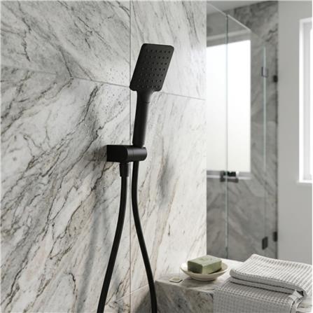 JOHNSON SUISSE FLORES-N HAND SHOWER WBFA301722 WITH WALL BRACKET BK