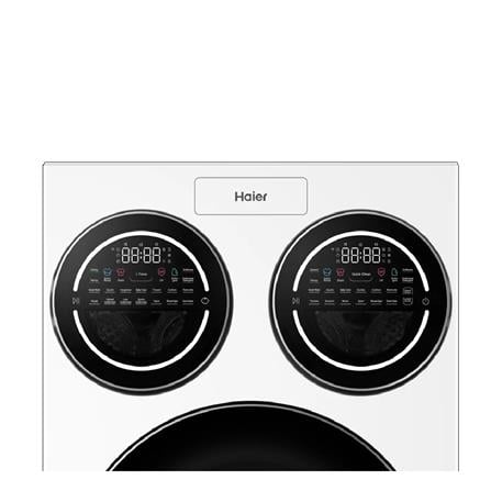 HAIER FRONT LOAD 3 DRUM WASHING MACHINE HW140-BD14697WU1 14KG WHITE