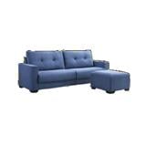 SOFA 4 SEATERS + STOOL GUB TOMO BLUE
