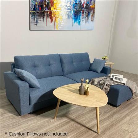 SOFA 4 SEATERS + STOOL GUB TOMO BLUE