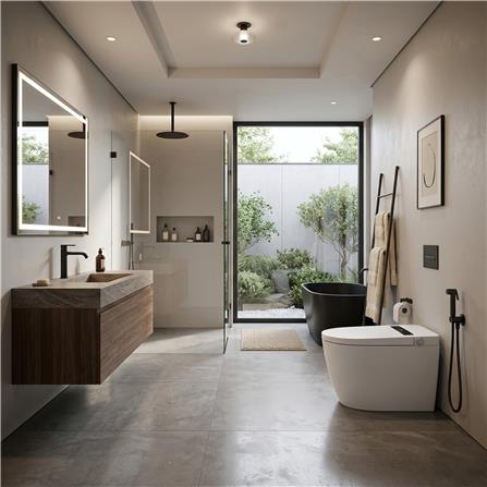 ROCA SMART TOILET A80349C00V IN WASH GAP S-TRAP 305MM 12-INCH