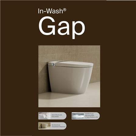 ROCA SMART TOILET A80349C00V IN WASH GAP S-TRAP 305MM 12-INCH